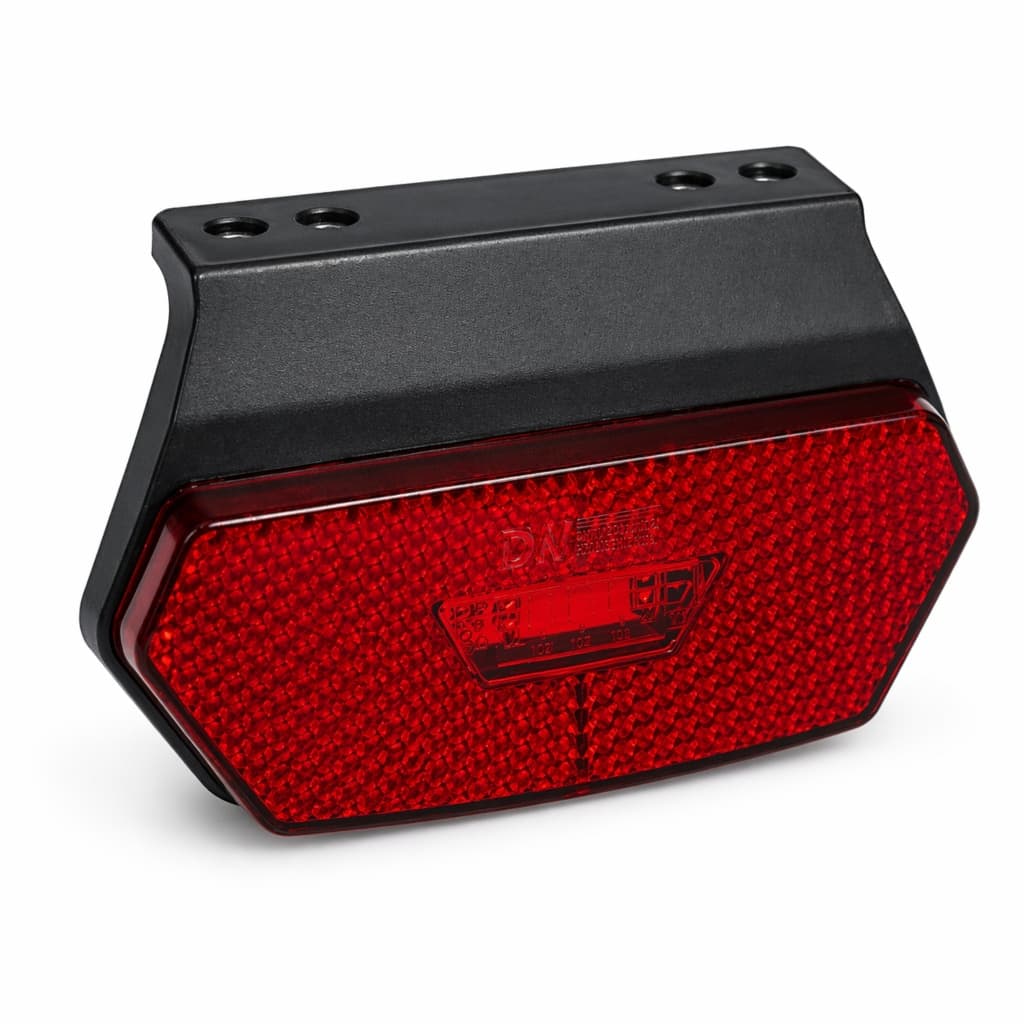 Lanterna Lateral Diamante Led Saida Fios Com Suporte Rubi