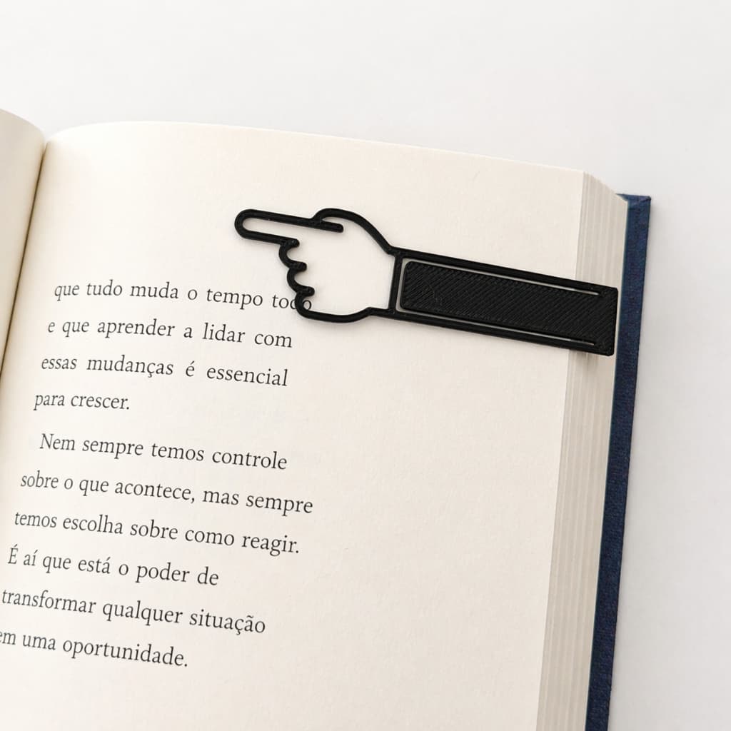 Marcador de Página para Estudo 3D – Marca Linha Exata Livro e Caderno (Kit)