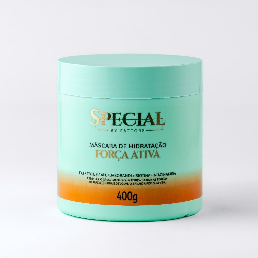 Máscara Capilar Hidratação Crescimento 400g - Força, Ação Anti-idade com Niacinamida Fattore Special