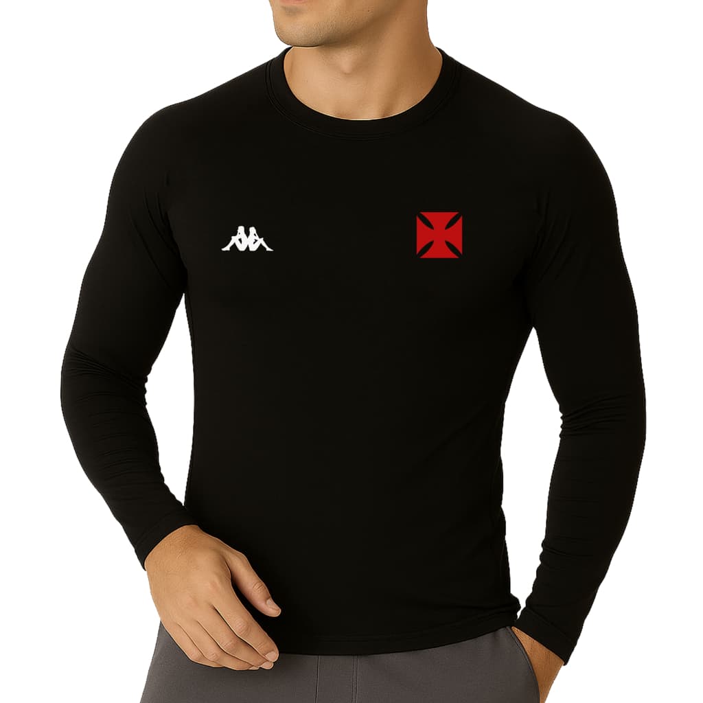 Camisa Térmica Proteção Uv 50+ Cruz de Malta Segunda Pele Treinos Academia Praia Piscina