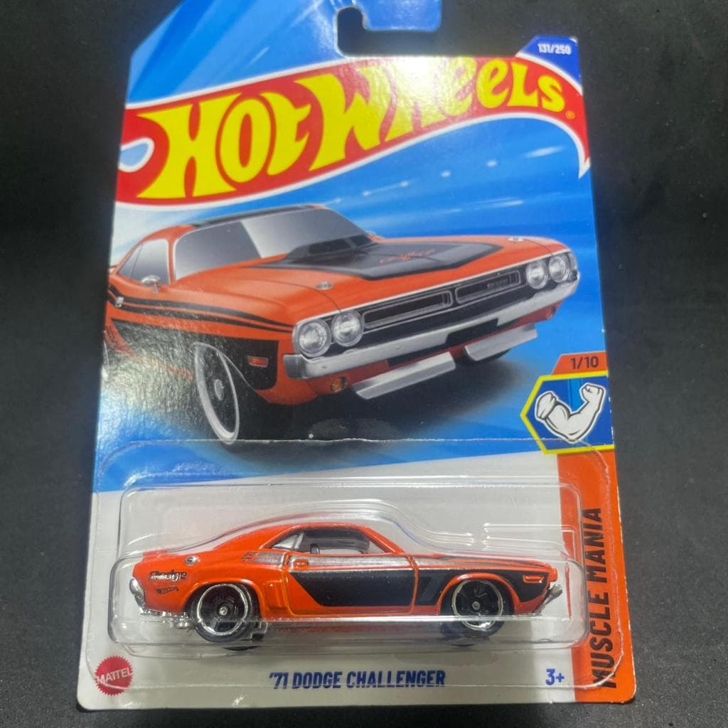 HOT WHEELS ´71 DODGE CHALLENDER ORIGINAL 1:64 MINIATURA CARRINHO COLECIONÁVEIS BARATO MATTEL