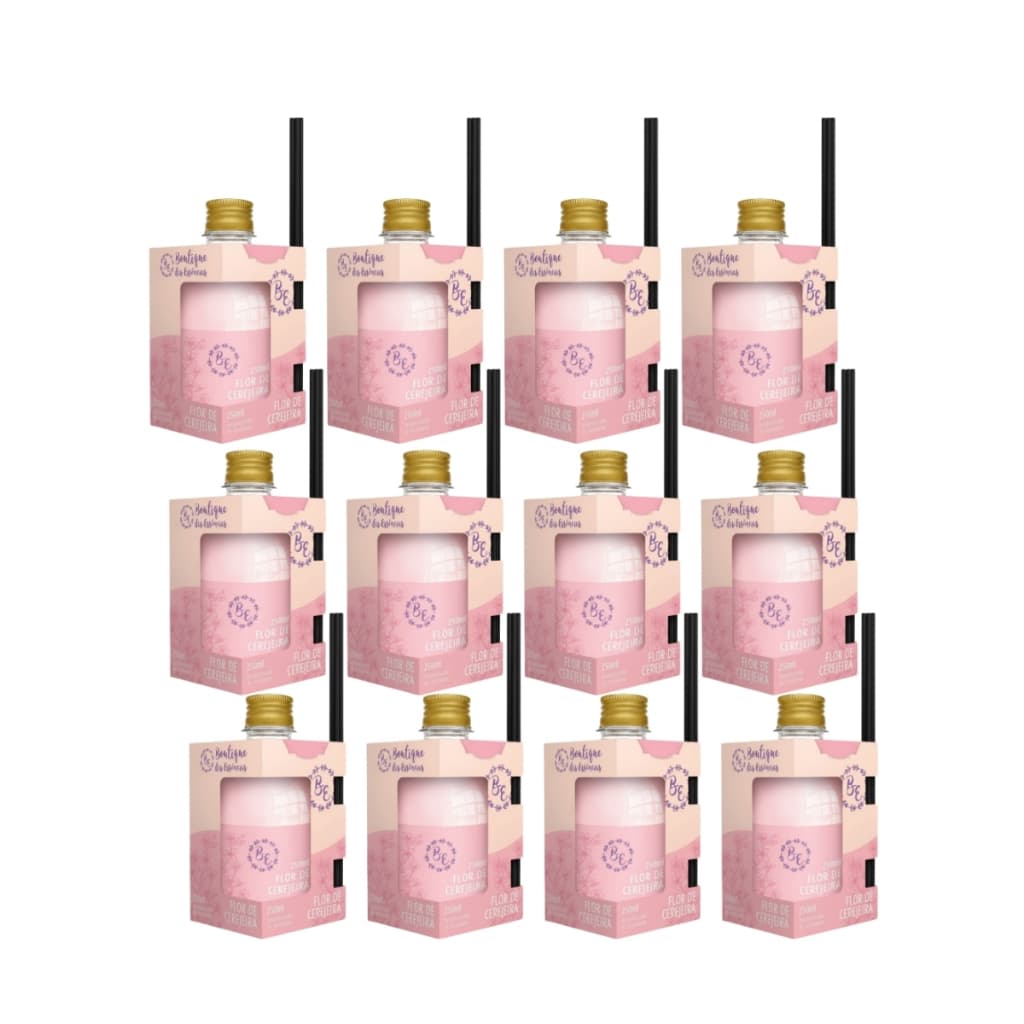 CAIXA com 12 Aromatizadores de Ambiente - FLOR DE CEREJEIRA
