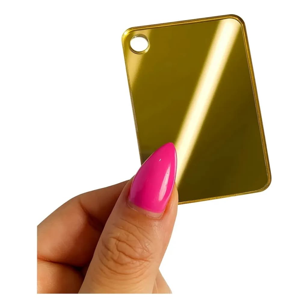 Placa Chapa Acrílico Espelhado Várias Cores Para Corte a Laser Decorativo