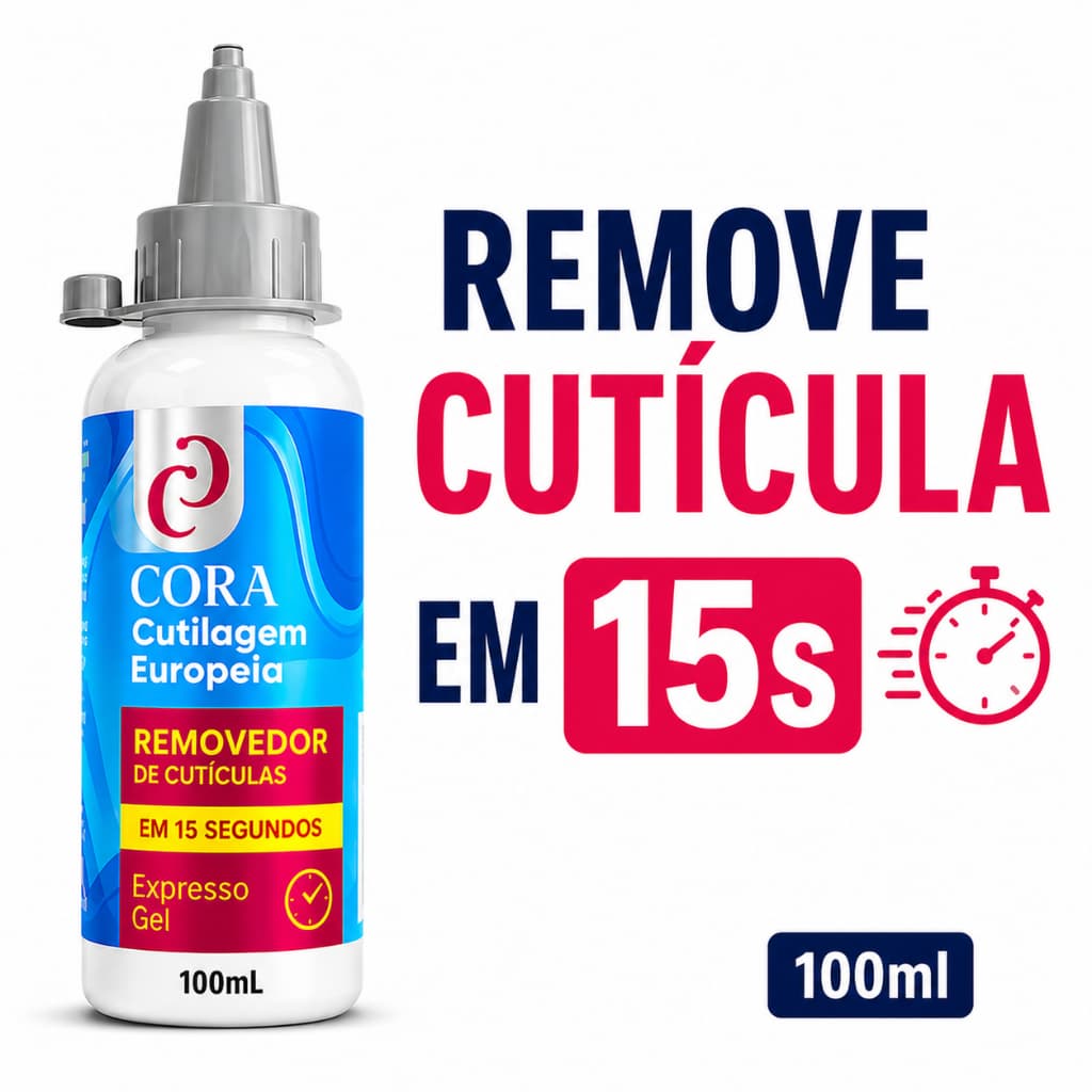 Removedor de Cutículas Gel Cora Ação Rápida Sem Alicate 100ml