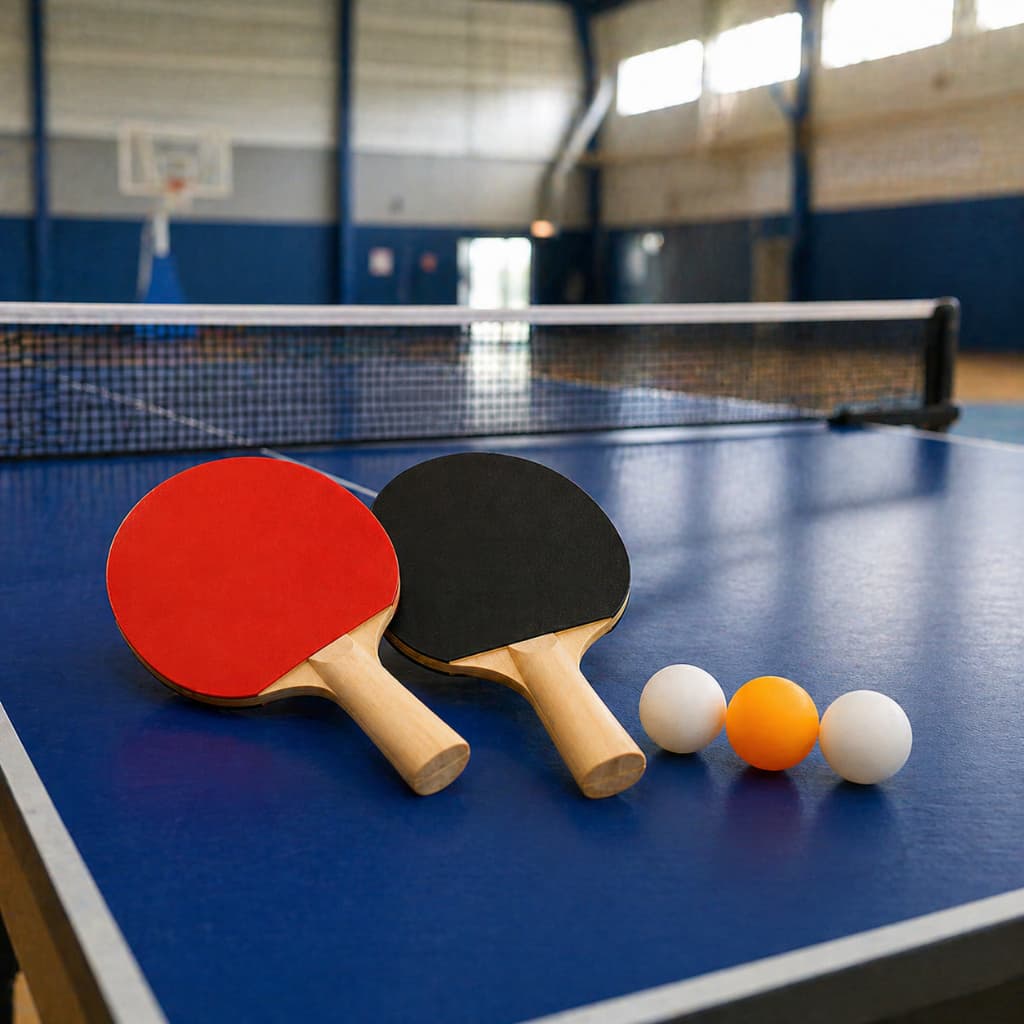 Kit Tênis de Mesa Ping Pong 2 Raquetes 3 Bolinhas Resistente ENVIO IMAEDIATO