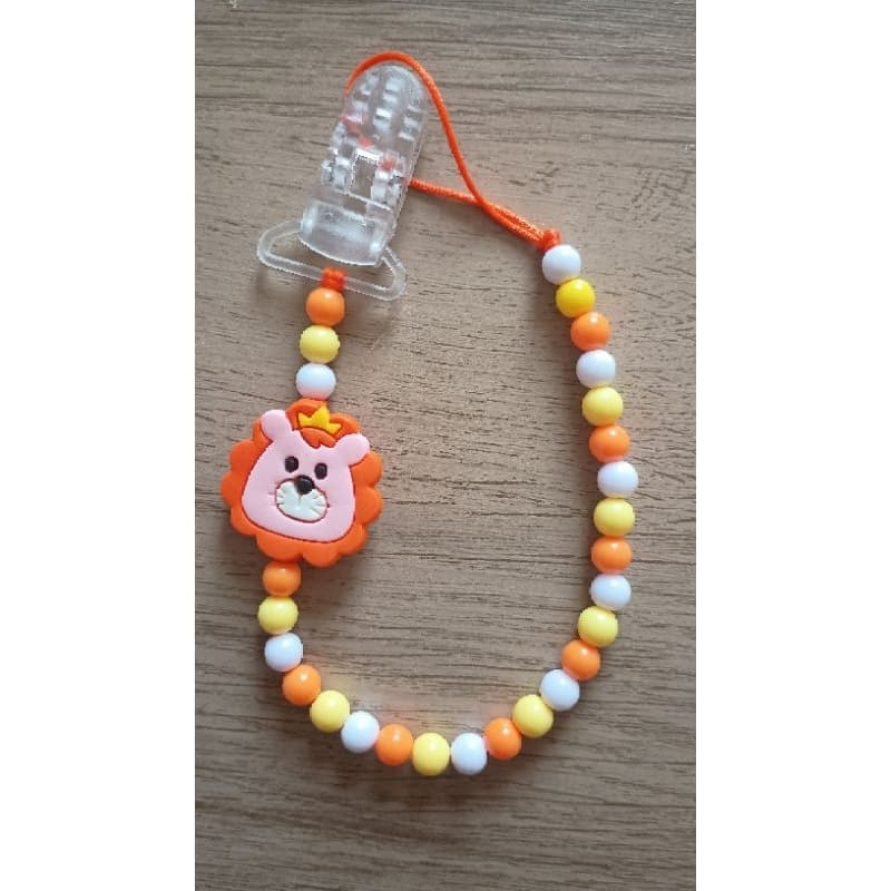 Prendedor de Chupeta Personalizado com Personagens | Porta Chupeta Bebê Seguro e Fofo