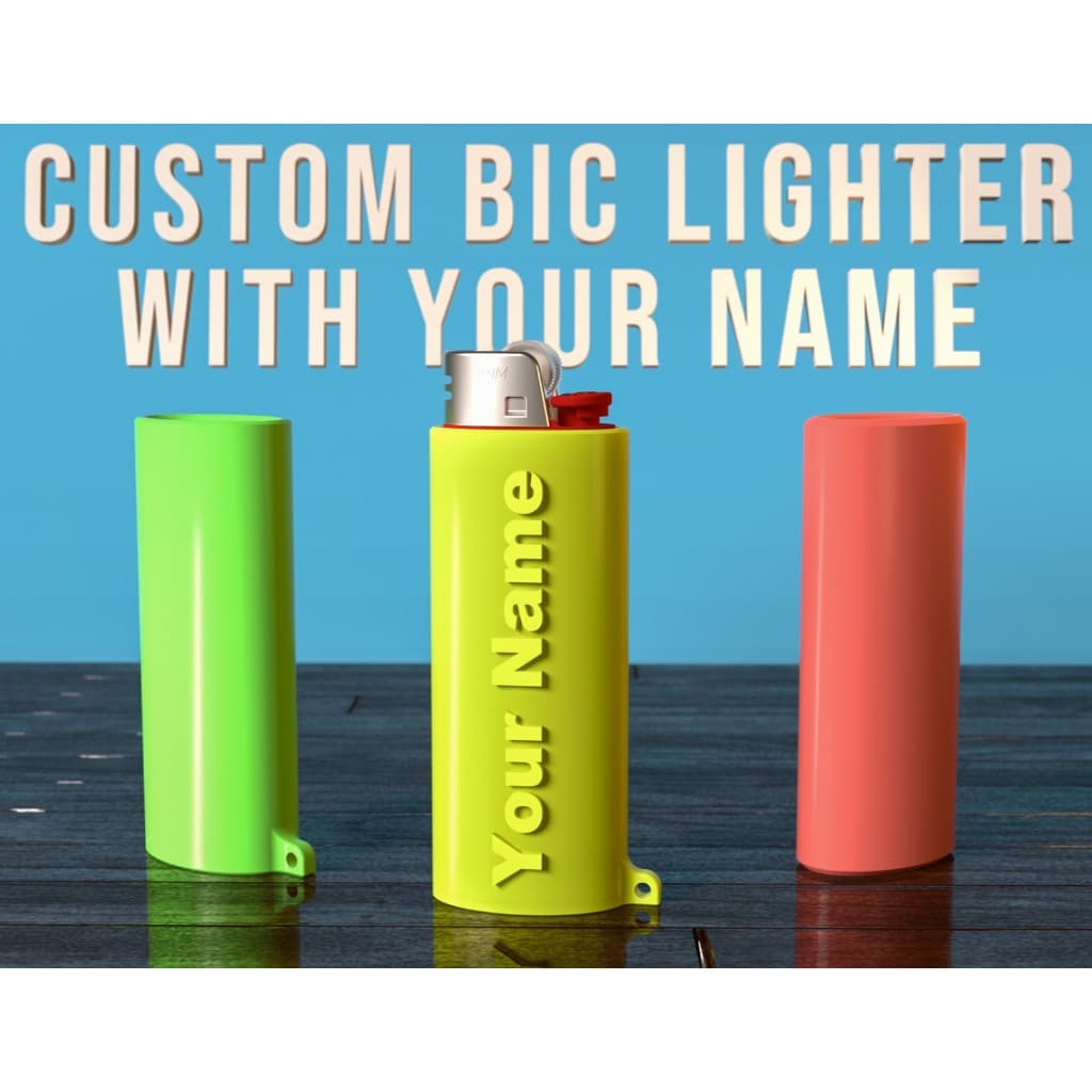 Capa para isqueiro Bic personalizada 3D