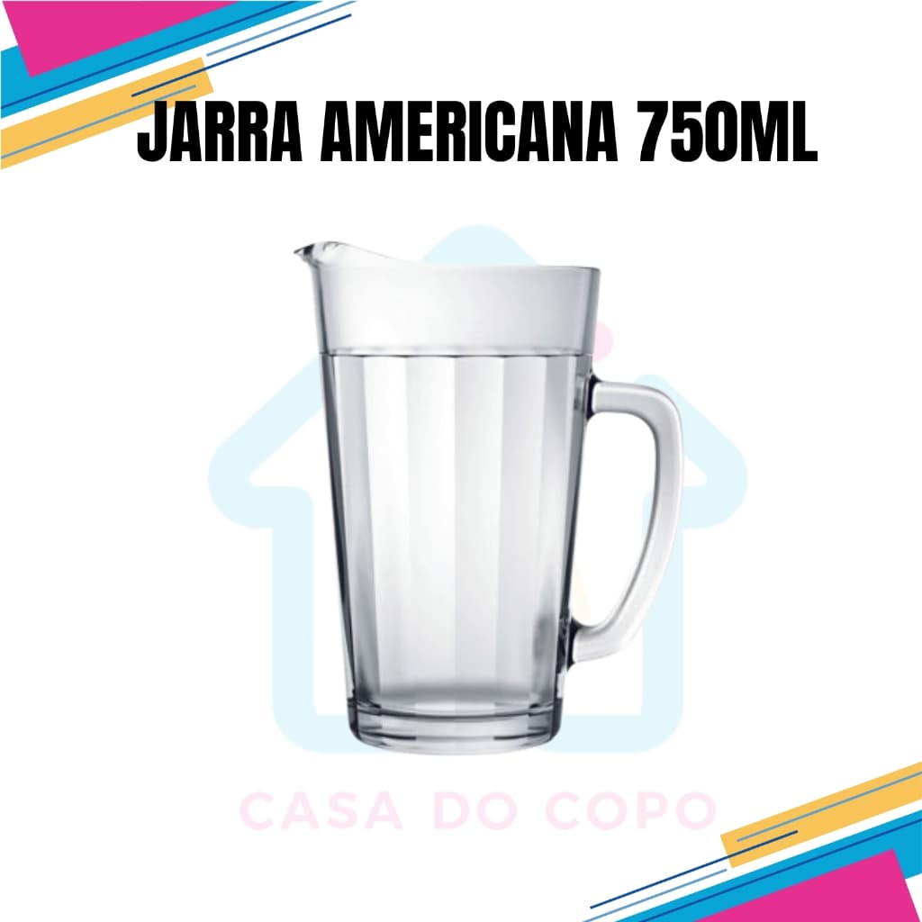 Jarra Americana De Vidro Nadir- 750ml
