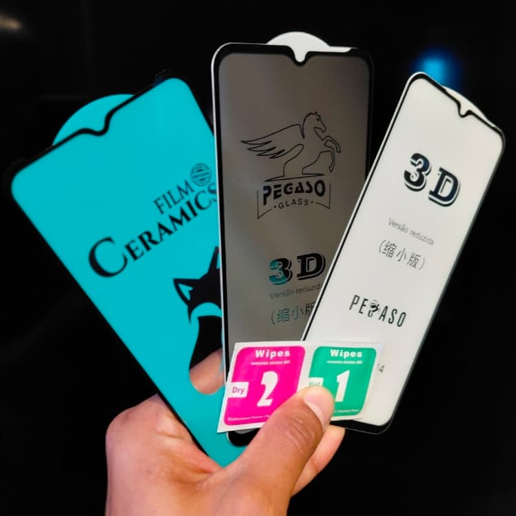 Película Galaxy A14 A15 A16 A17 Vidro 3D / Cerâmica / Privacidade | Kit 1 2 3 Unidades Anti Impacto Tela Proteção