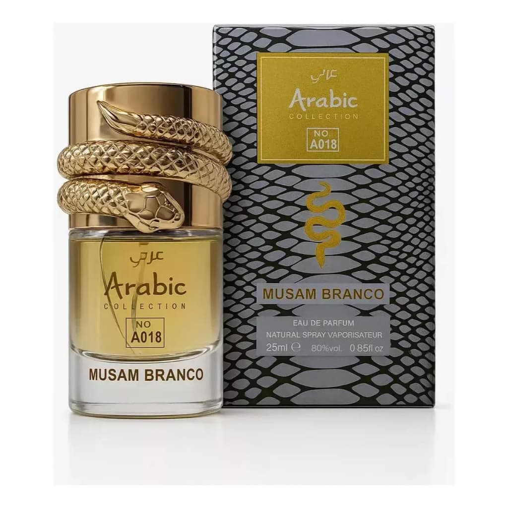 Perfume Árabe Musaman White A018 Feminino - 25m lAlta Fixação Importado Luxo Marcante