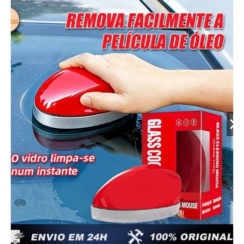 Escova de Limpeza Filme de Óleo Vidro de Carro Evita Chuva E Nevoeiro Envio Imediato
