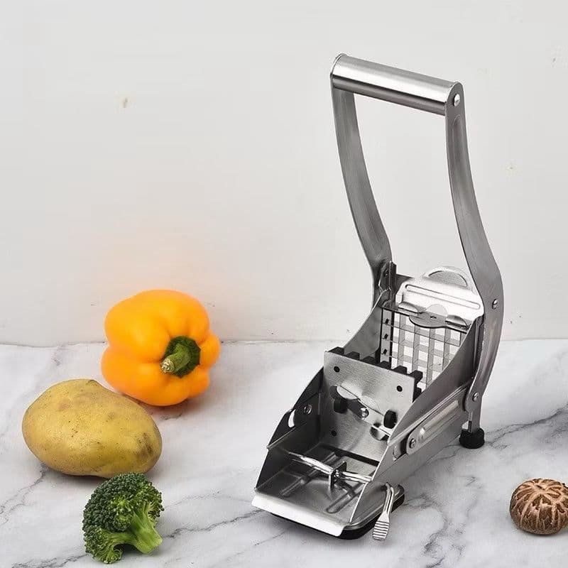 Cortador de Batata Palito Profissional Fatiador de Batatas Duas Espessuras Fatiador de Legumes Frutas Cortador Legumes