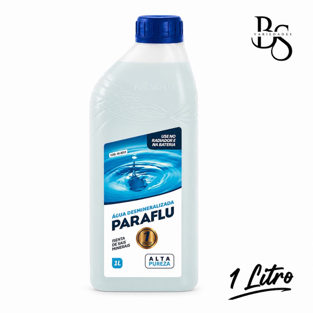 Água Desmineralizada para Radiador 1 Litro - Paraflu