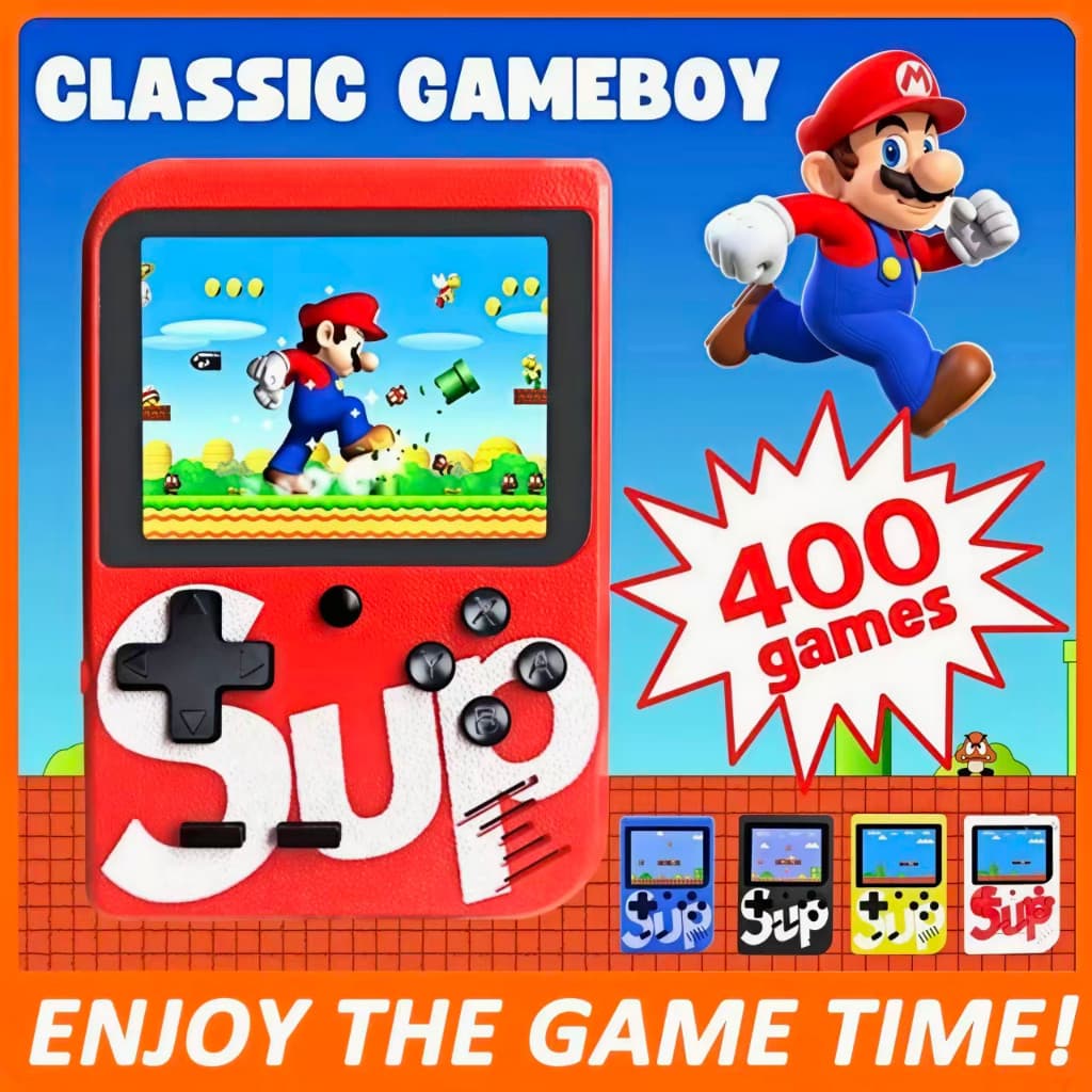 Mini 400 Game Nintendo Portable Video Games Sup Retro Classics Old 80s