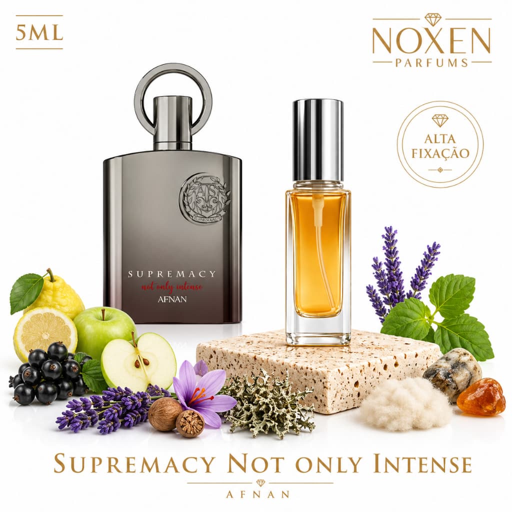 Perfume Masculino 5ml Premium Supremacy Not Only Intense Afnan Importado Vidro Spray