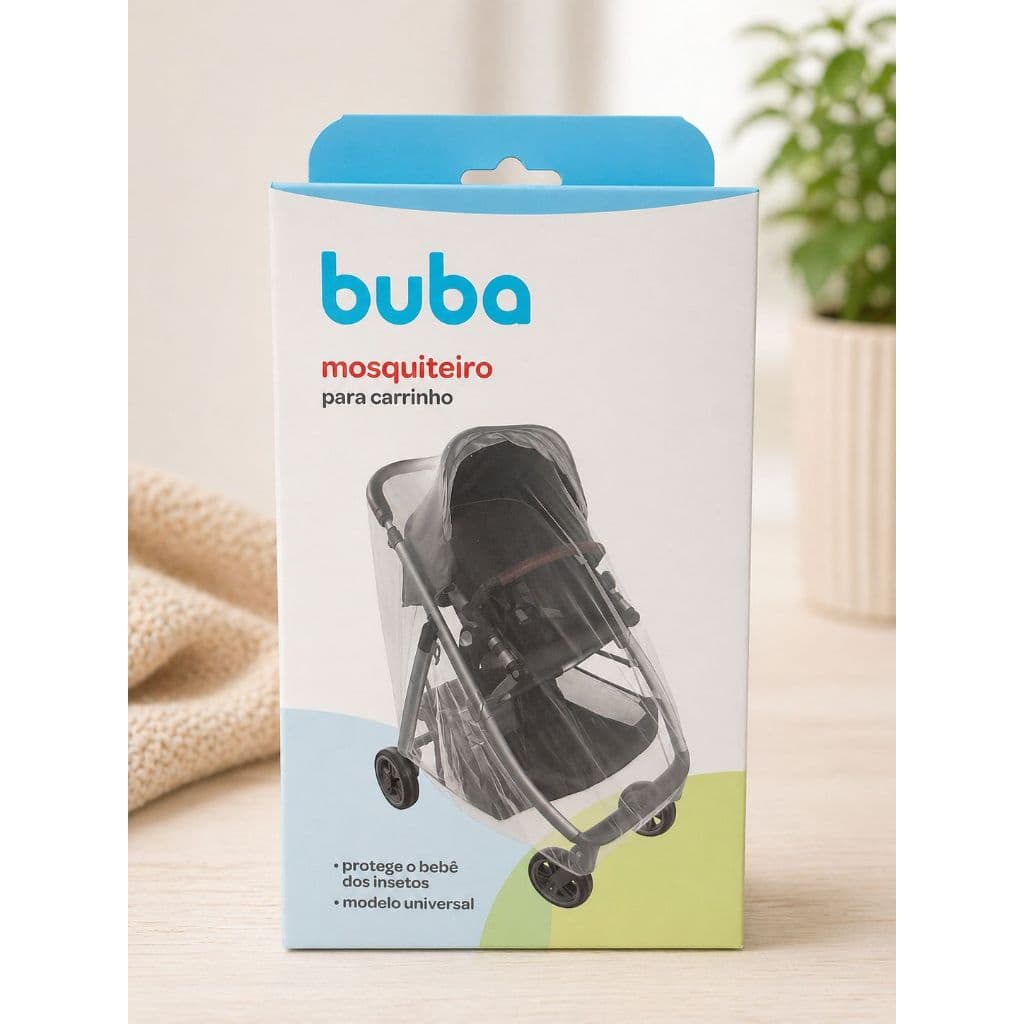 Mosquiteiro para Carrinho Bebê Buba Universal Proteção Contra Mosquitos Original