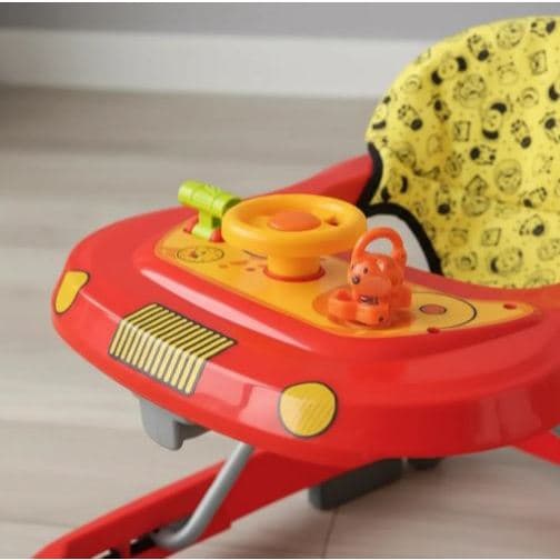 ANDADOR PARA BEBE INFANTIL VERMELHO SAFARI MENINO MENINA TUTTI BABY