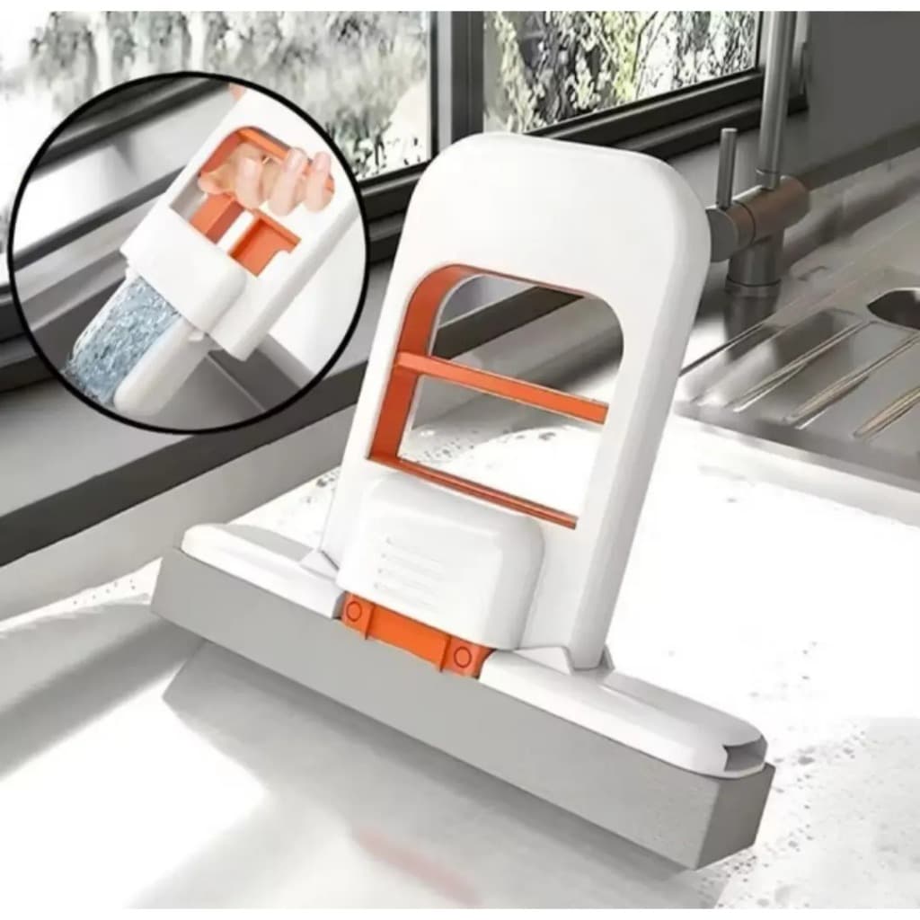 Mini Rodo Mop Esfregão Portátil Absorvente Auto-Squeeze Multifuncional Dois Modelos a Escolher
