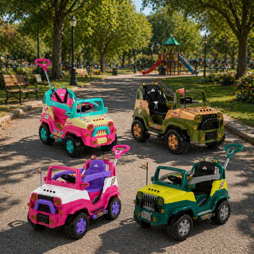 Carrinho de Passeio e Pedal Infantil Diipi- Calesita