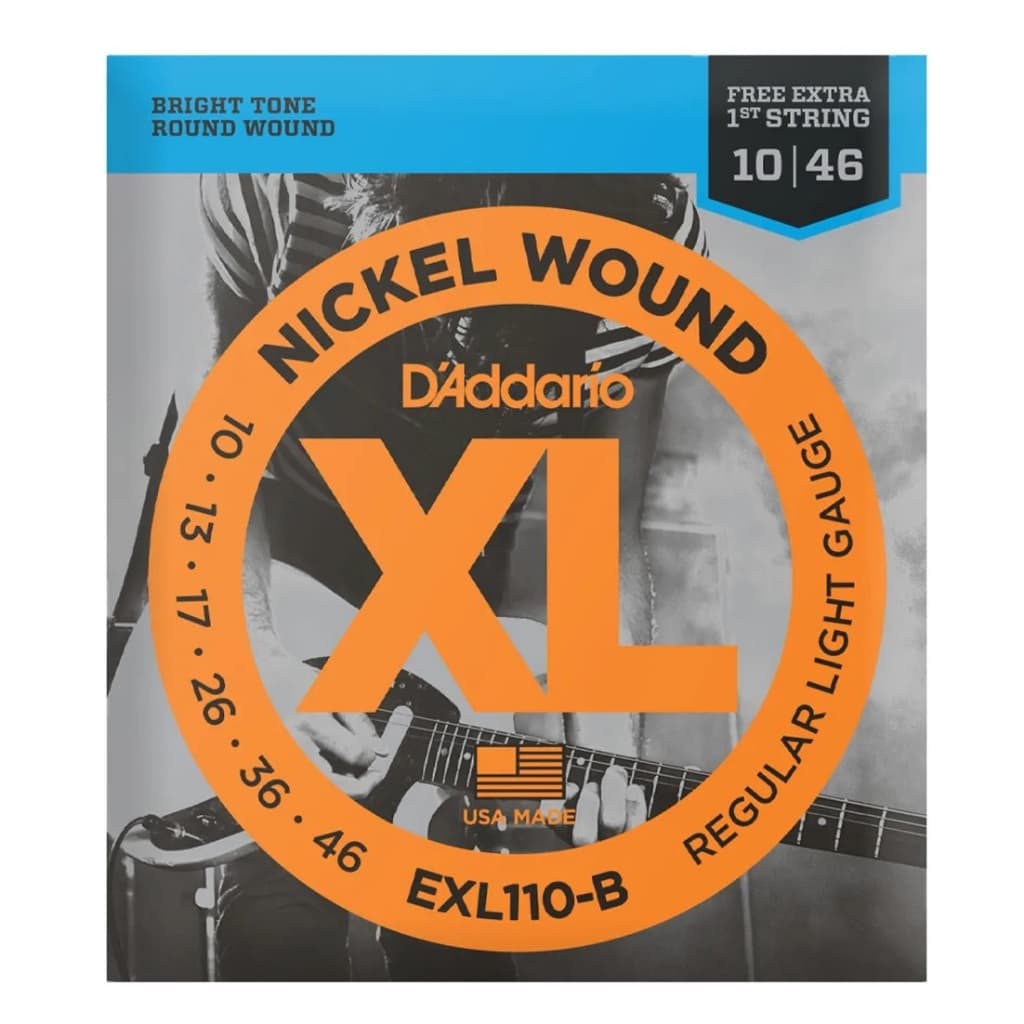 Encordoamento D'addario EXL110-B 010 para Guitarra