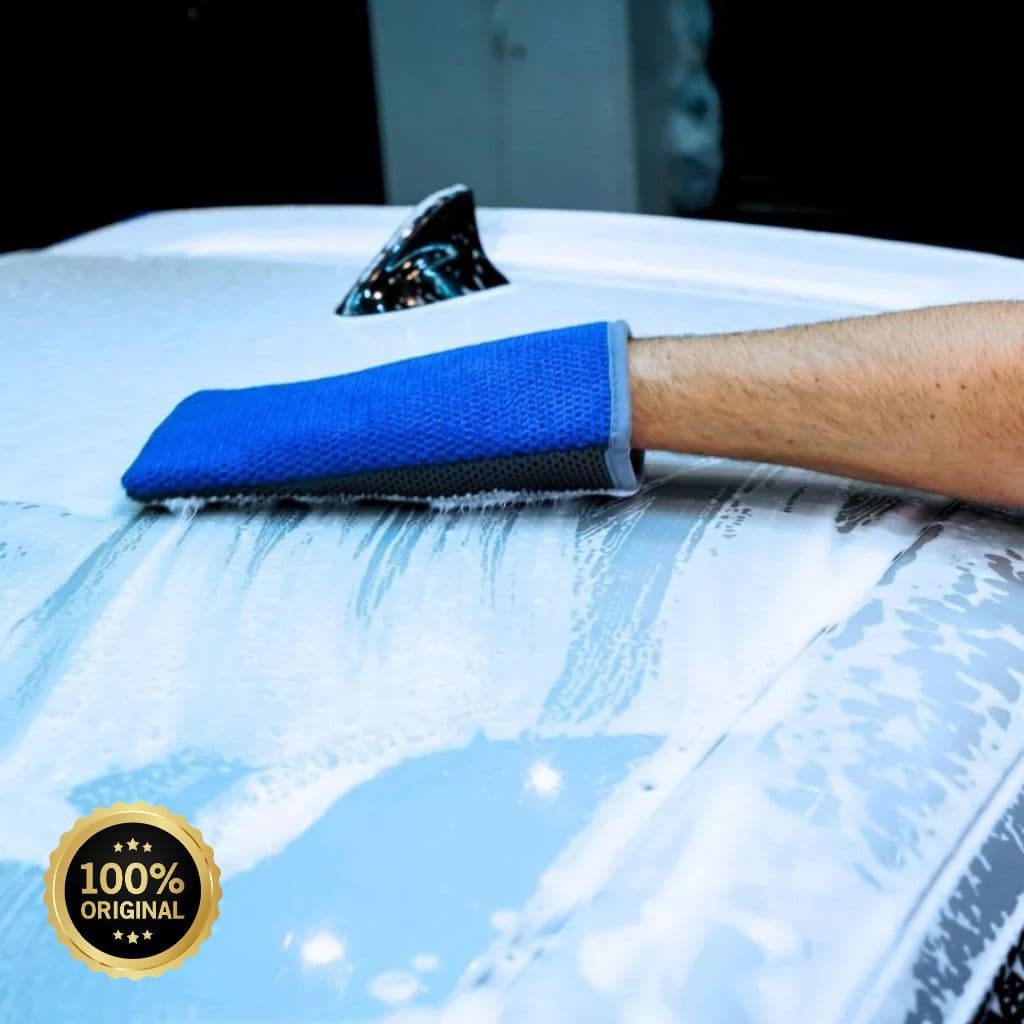 Luva Clay Bar Descontaminante De Pintura Para Carro Moto Caminhão Remove Sujeira Pesada Reutilizável