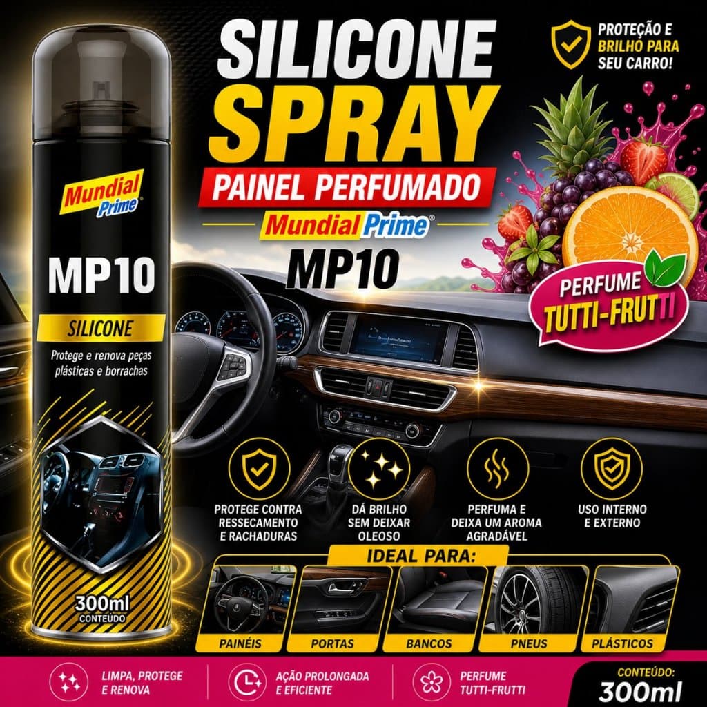 Silicone Spray 300 ml. MP10 Tutti-Frutti - Mundial Prime