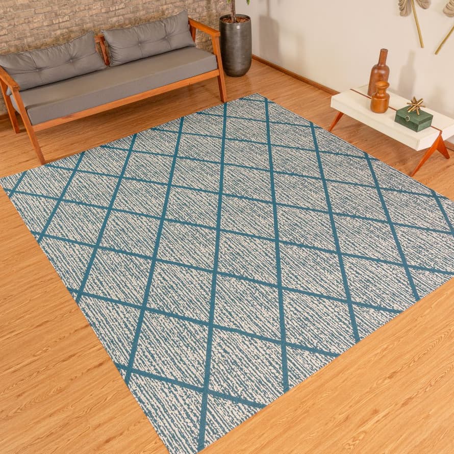 Tapete 2,00m x 1,40m Para Sala Quarto Escritório Com Antiderrapante Desing Moderno Varias Estampas