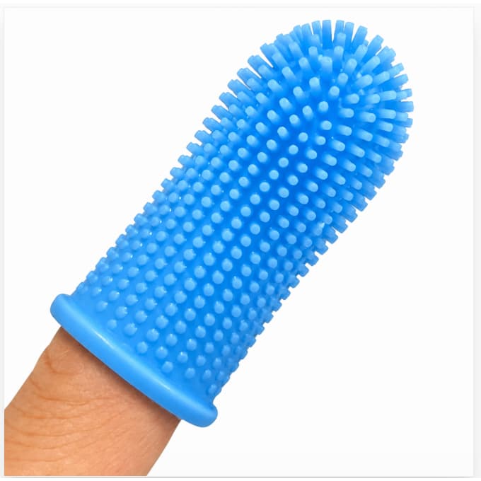 1/2/5 Escova de Dentes 360° Cães Gatos Ultra Macia em Silicone Dog Design Ergonômico para Filhotes