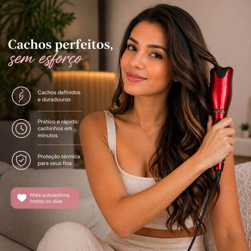 Modelador De Cachos Perfeitos Automático Profissional Bivolt