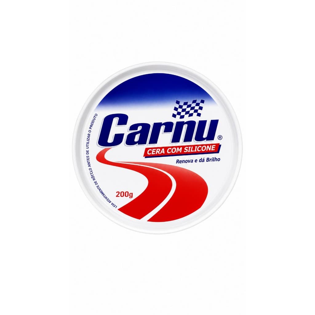 Cera Automotiva Carnu Com Silicone 200g Brilho Proteção