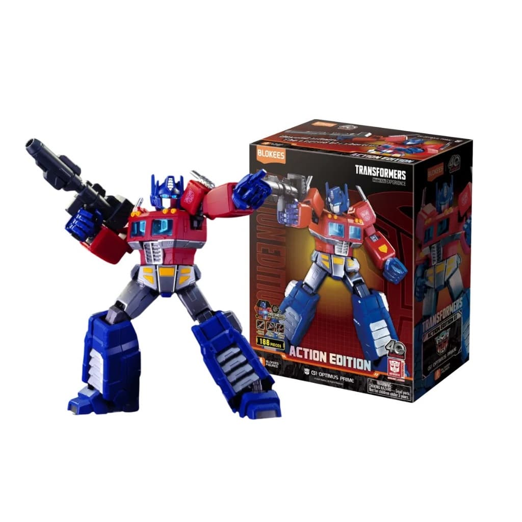 Action Figure Optimus Prime G1 Robô de Batalha Transformers Action Edition Model Kit