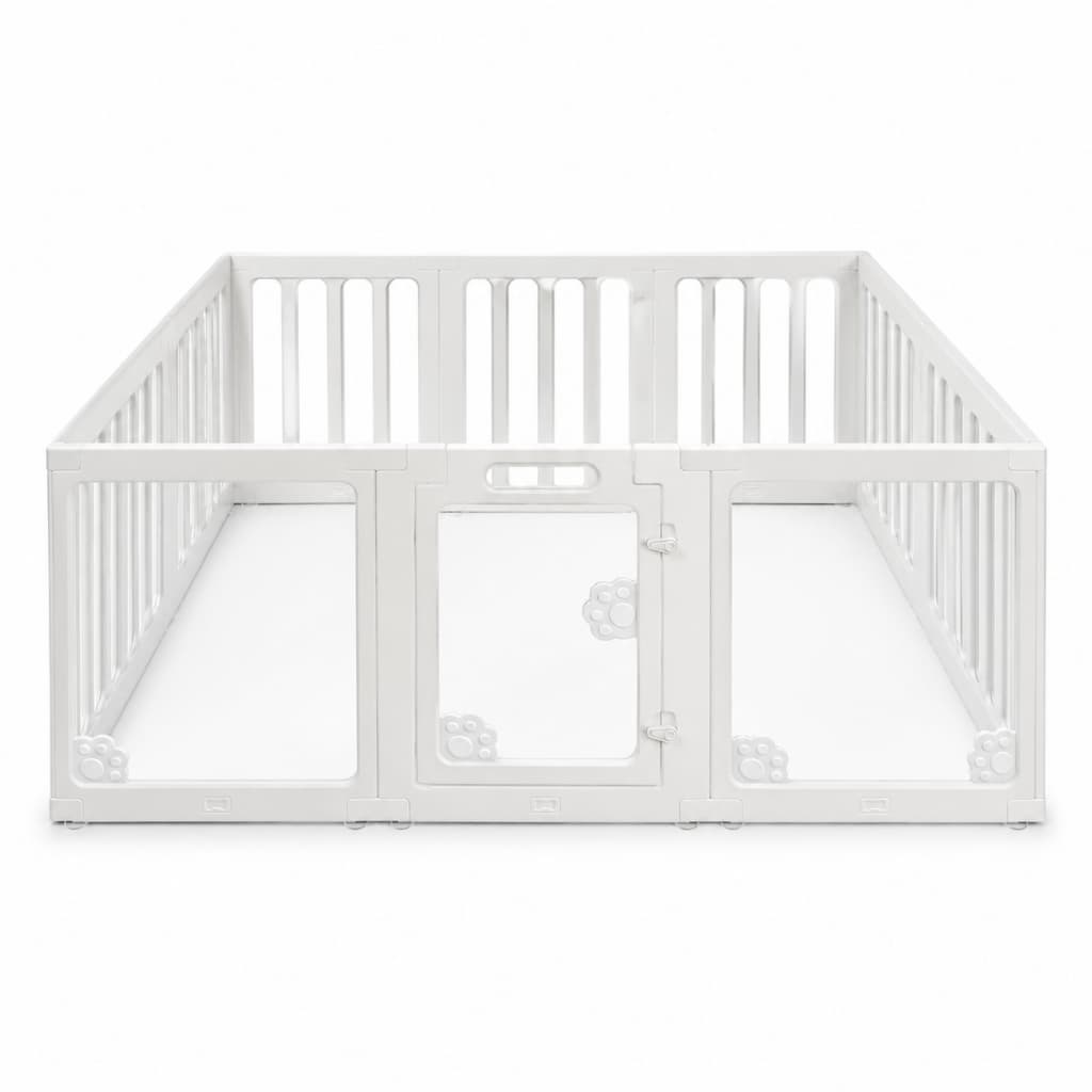 Cercadinho Modular para Pet 1,50 x 1,00 com 7 Módulos – Plástico Resistente – Fácil de Montar - Luxo