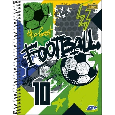 Kit 20 Cadernos Espiral Capa Dura Universitário Masculino 1 Matéria D+ Tilibra 96 Folhas Escolar