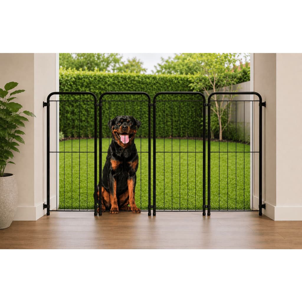 Cercado Pet Dobrável 98cm de Altura • Grade de Segurança para Cachorros Grandes