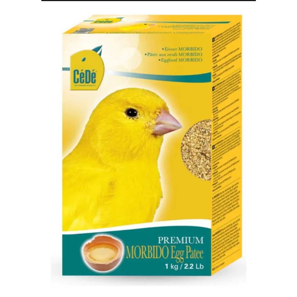 Farinhada Cédé - Egg patee Morbido (com Mel) - 1kg - Trinca ferro, Curió, Canário