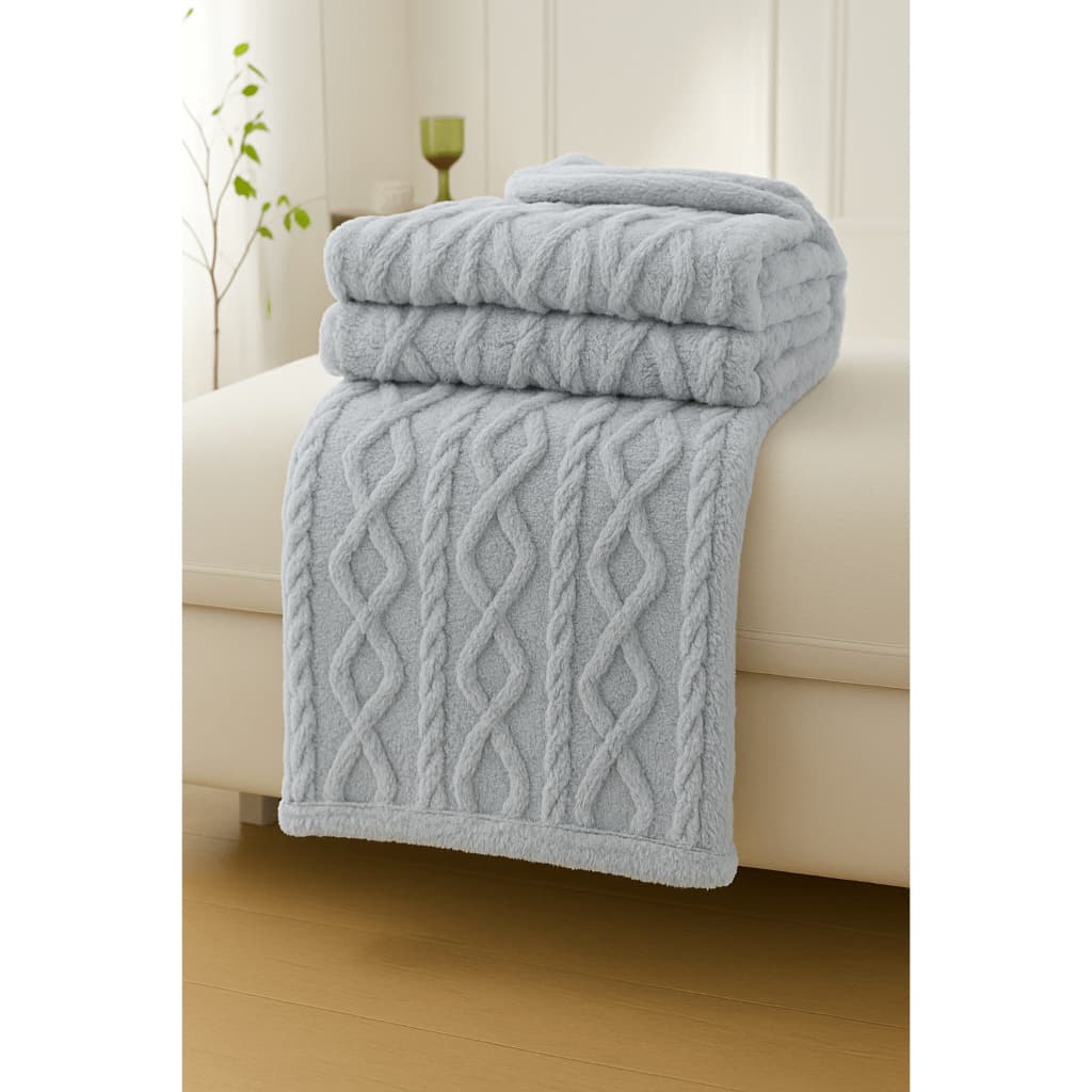 Manta Glamour Sherpa Casal 2,10 x 1,90 premium Facil lavagem