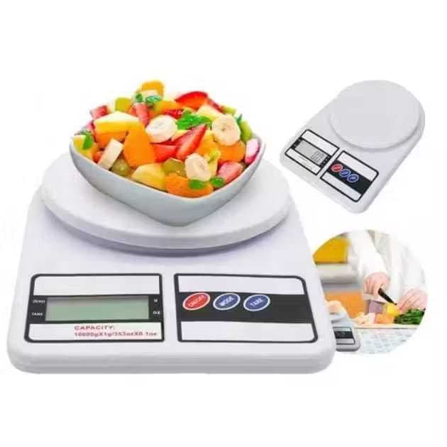Balança digital cozinha precisão pilhas inclusas AA 10kg