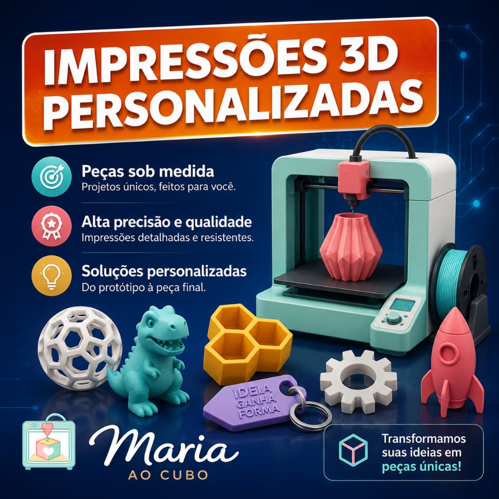 Serviço de Impressão 3D Personalizada Lembranças Aniversário Casamento Chá Bebê Empresas
