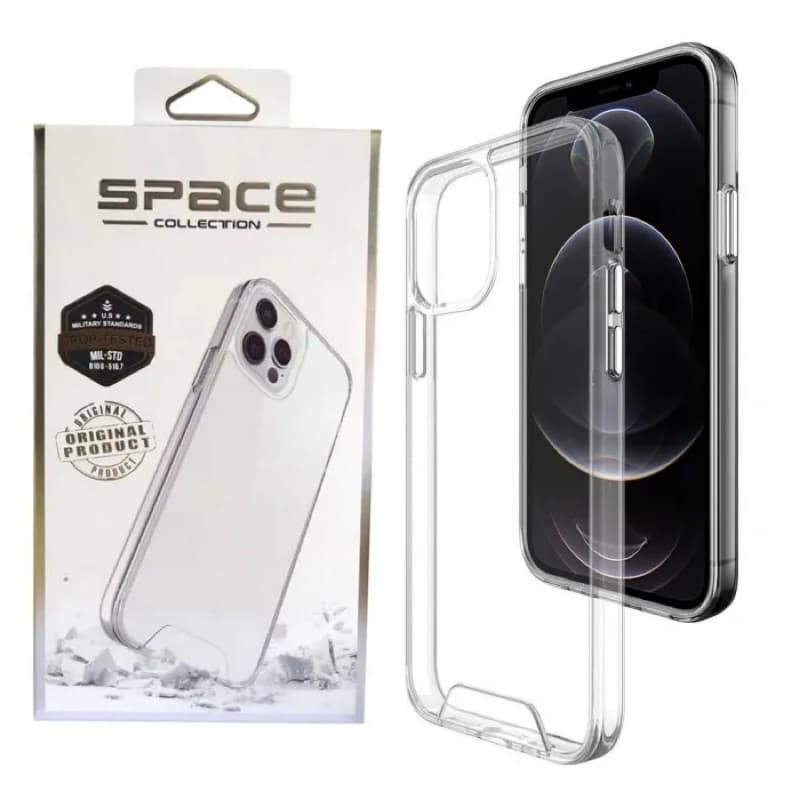 Capa Space Transparente Anti Impacto Para IPhone X/XS XR 11 12 13 14 15 16 17 Pro Max