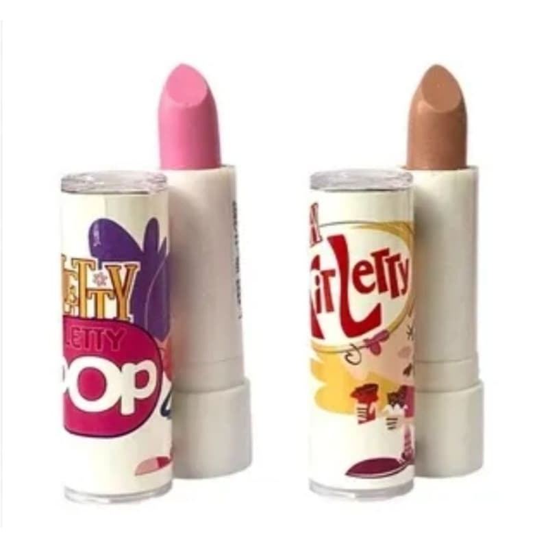 KIT MAQUIAGEM LETTY INFANTIL BATOM | BLUSH| SOMBRA A PARTIR DE 3 ANOS