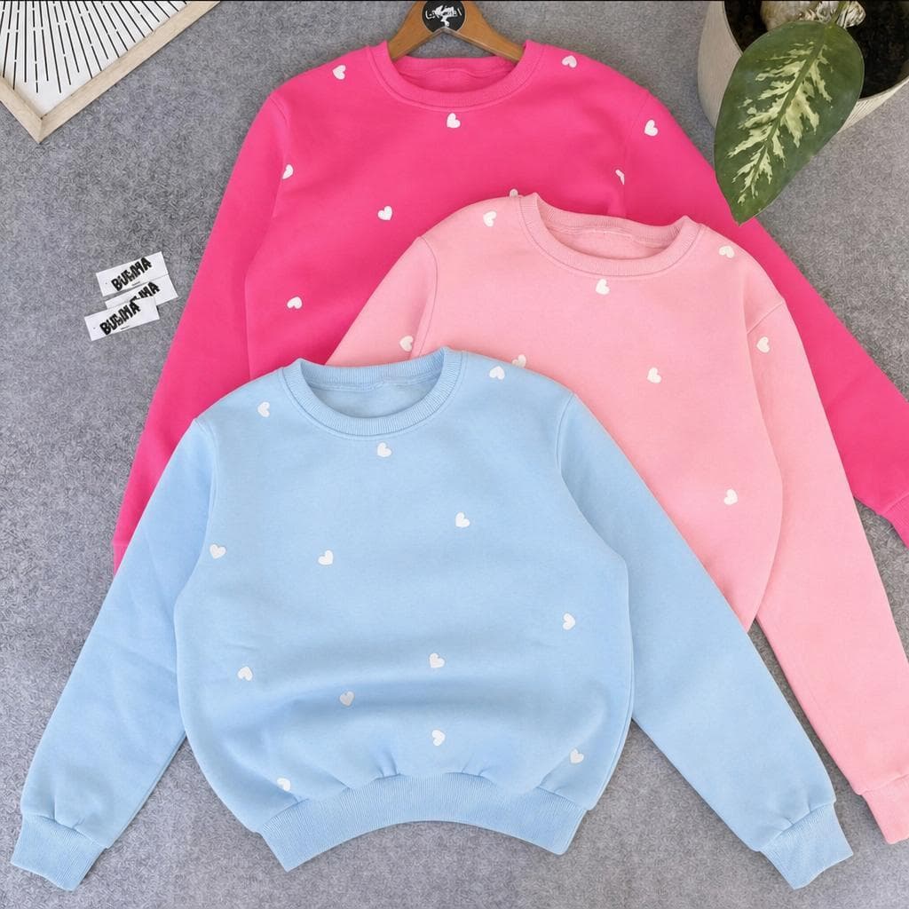 Camisa de Moletom Oversized Feminina Blusa de Frio Casual Inverno