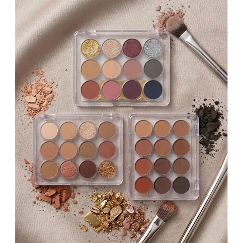 Paleta de sombra GLAM VIVAI 12 cores maquiagem barata