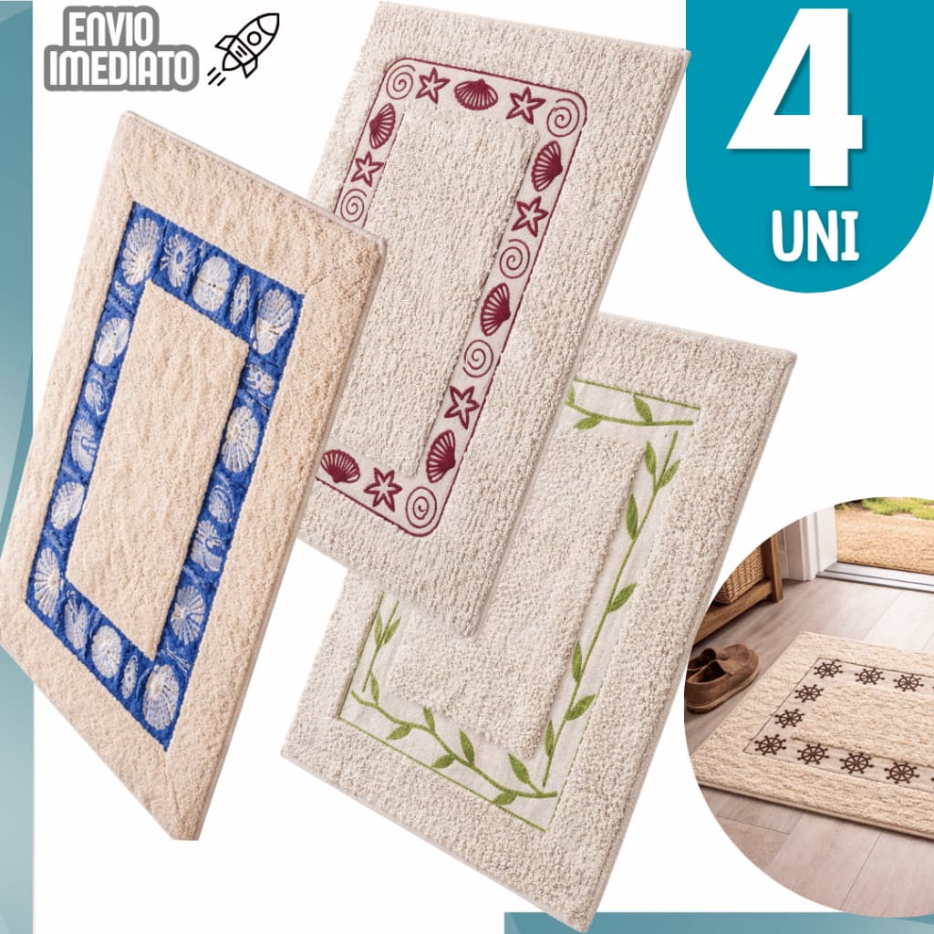 Tapetes para Banheiro Antiderrapante Macio Lavável Elegante Absorvente para Piso Banho Lavabo Suite