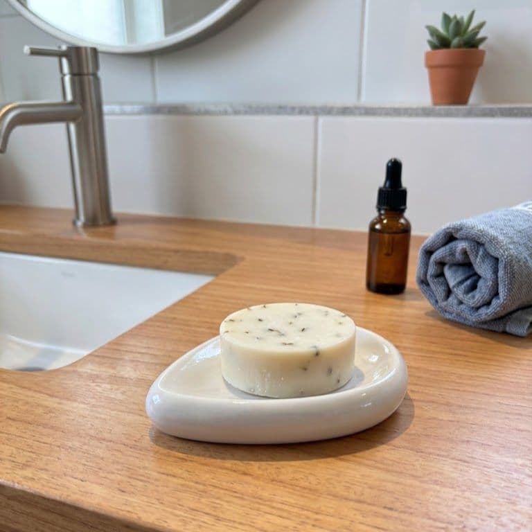 Saboneteira Oval ou Quadrada Para Banheiro Porta Sabonete Branco ou Preto Em Cerâmica Luxo Elegante