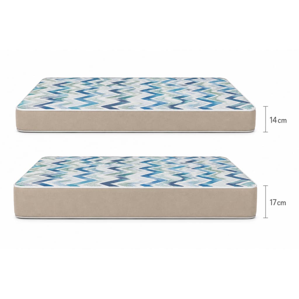 Colchão 100% Espuma Solteiro D33 Semi-Ortopédico Durável Acabamento PREMIUM