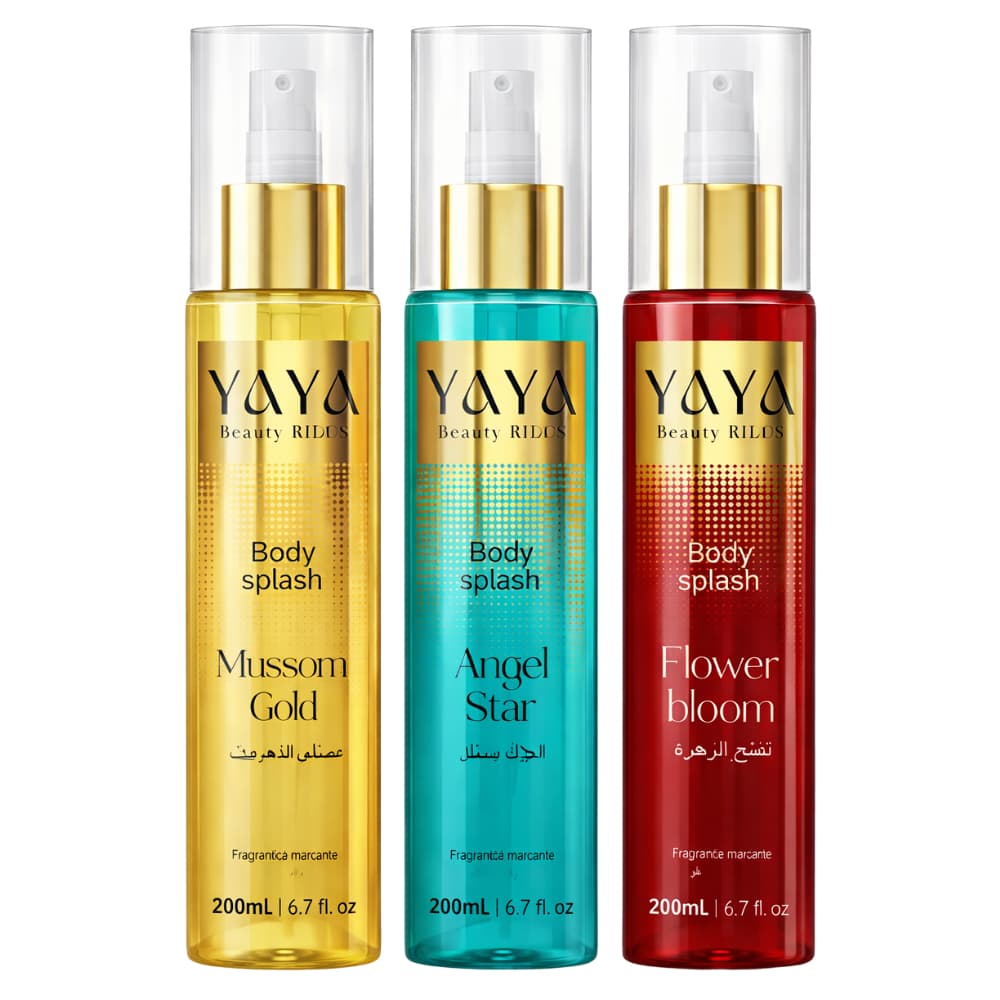 Kit 3 Body Splash Perfume Feminino De Luxo Arabe 200ml
