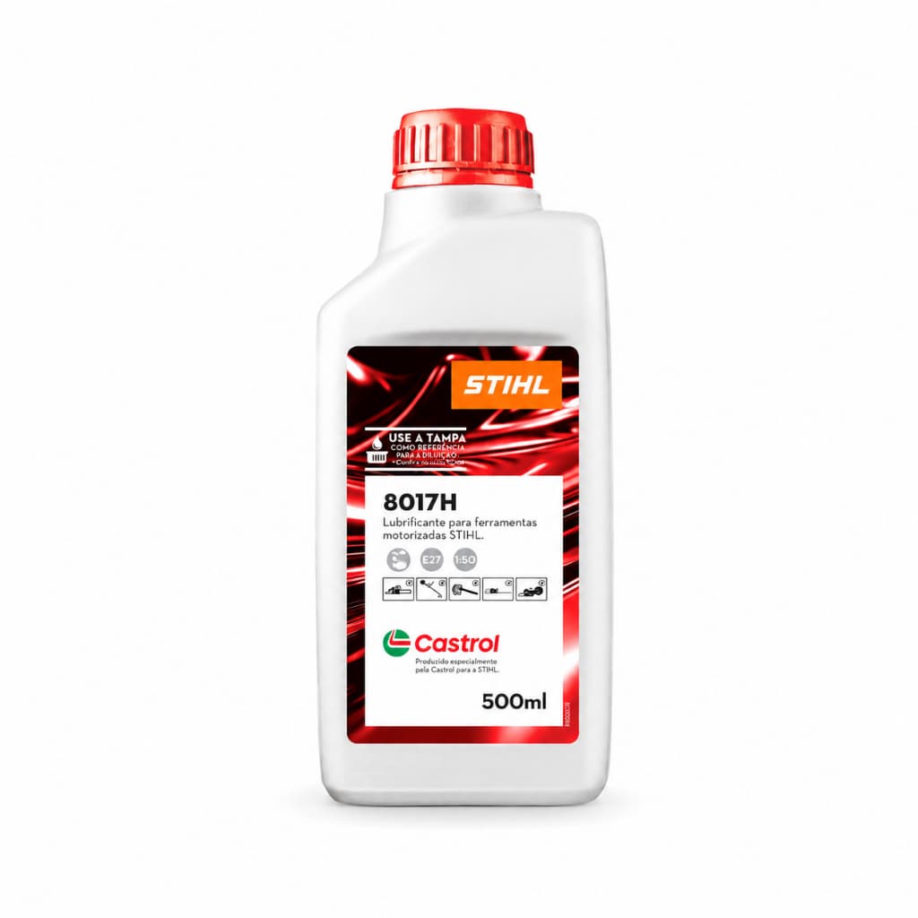 Óleo Castrol Stihl Para Motor 2T 8017H Lubrificante Óleo Para Motores 2 Tempos 500ml