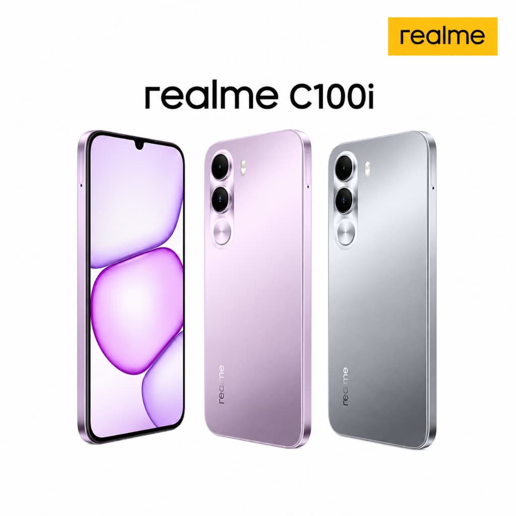 !OFERTA! CELULAR LANÇAMENTO REALME C100i COM NFC 256GB/128GB BATERIA 7000mAh GARANTIA 1 ANO REALME BRASIL LEITOR DIGITAL