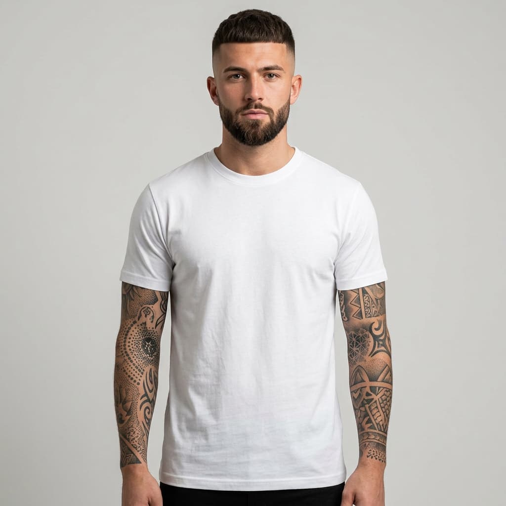 Camiseta Masculina Basica Lisa 100% Algodão Confortável Casual Academia e Dia a Dia Super Leve