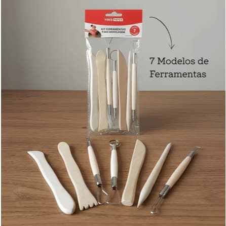 Kit Ferramentas Para Modelagem - Estecas